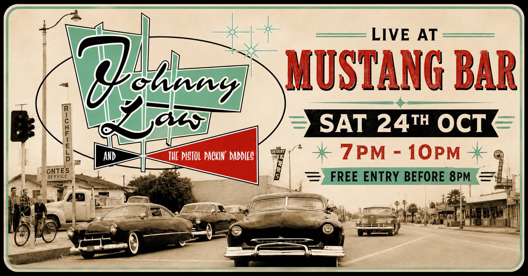 Mustang Bar with JLaw & The PPDs — SAT 24 OCT