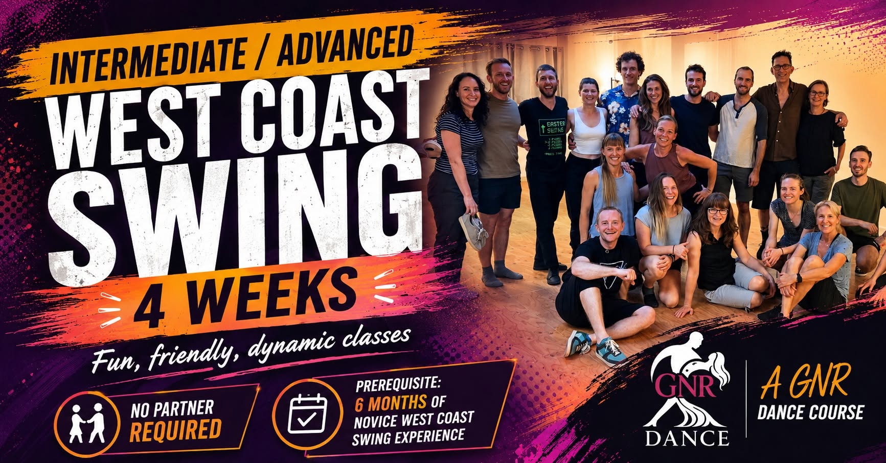 Intermediate / Advanced West Coast Swing (4 Weeks) — FRI 30 OCT