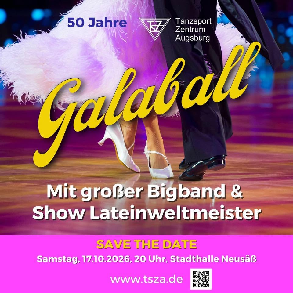 Galaball - 50 Jahre Tanzsport Zentrum Augsburg e. V. — SAT 17 OCT