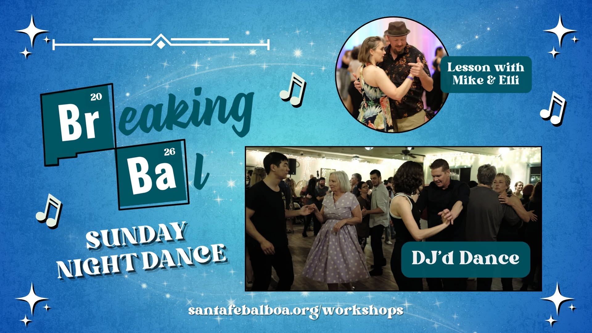 Sunday Night Swing Dance, DJ'd music, Breaking Bal 2026 — MON 19 OCT
