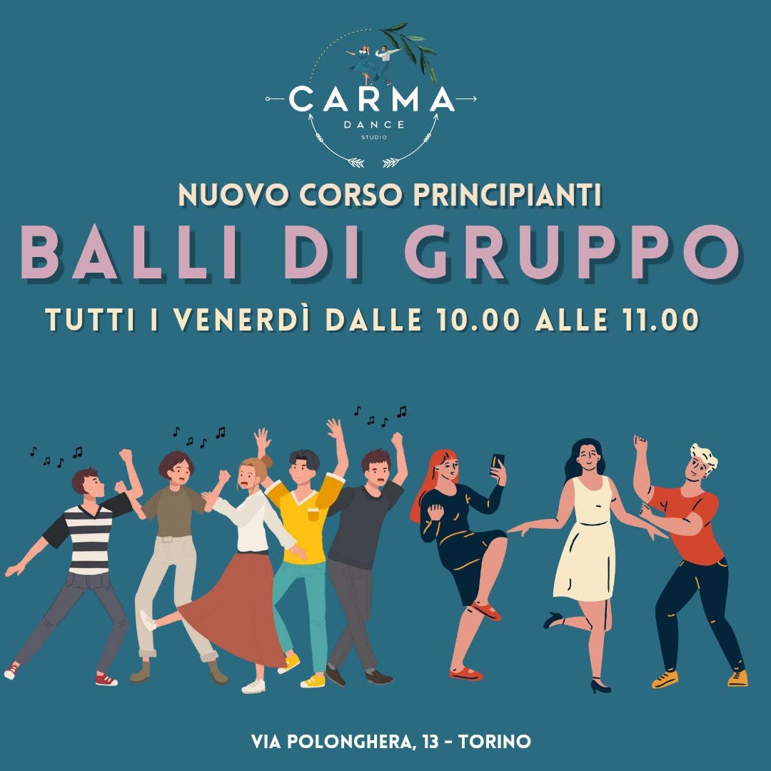 BALLI di GRUPPO - Nuovo corso principianti — FRI 25 SEP – FRI 2 OCT