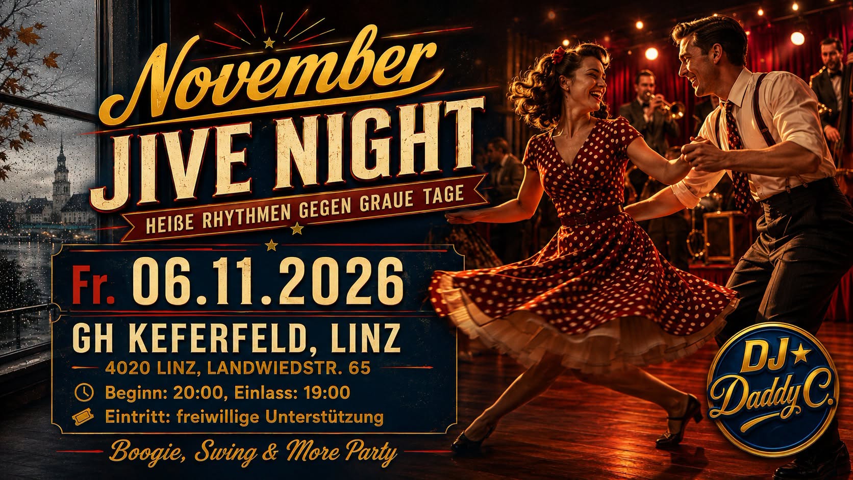 November Jive Night — FRI 6 NOV