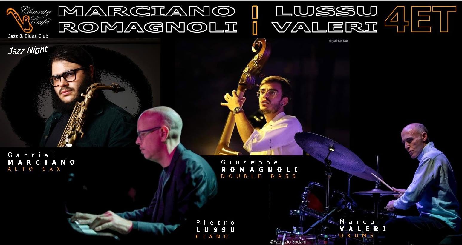 MARCIANO - LUSSU - ROMAGNOLI - VALERI JAZZ QUARTET | JazzNight — FRI 2 OCT