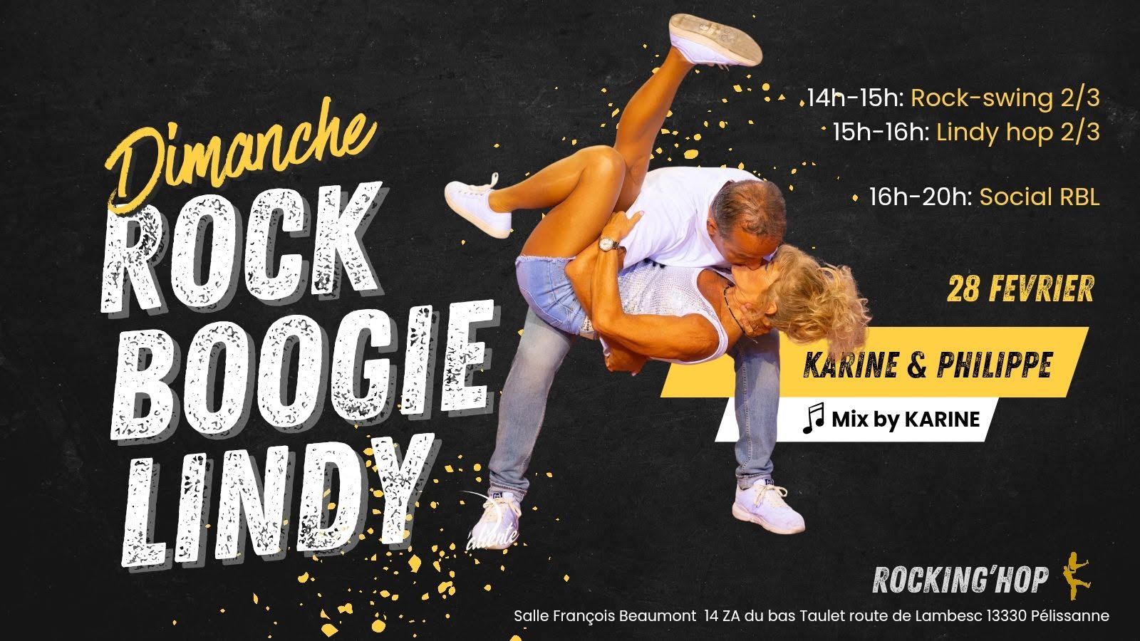 Dimanche Rock-Boogie-Lindy le 28 février — SUN 28 FEB 2027