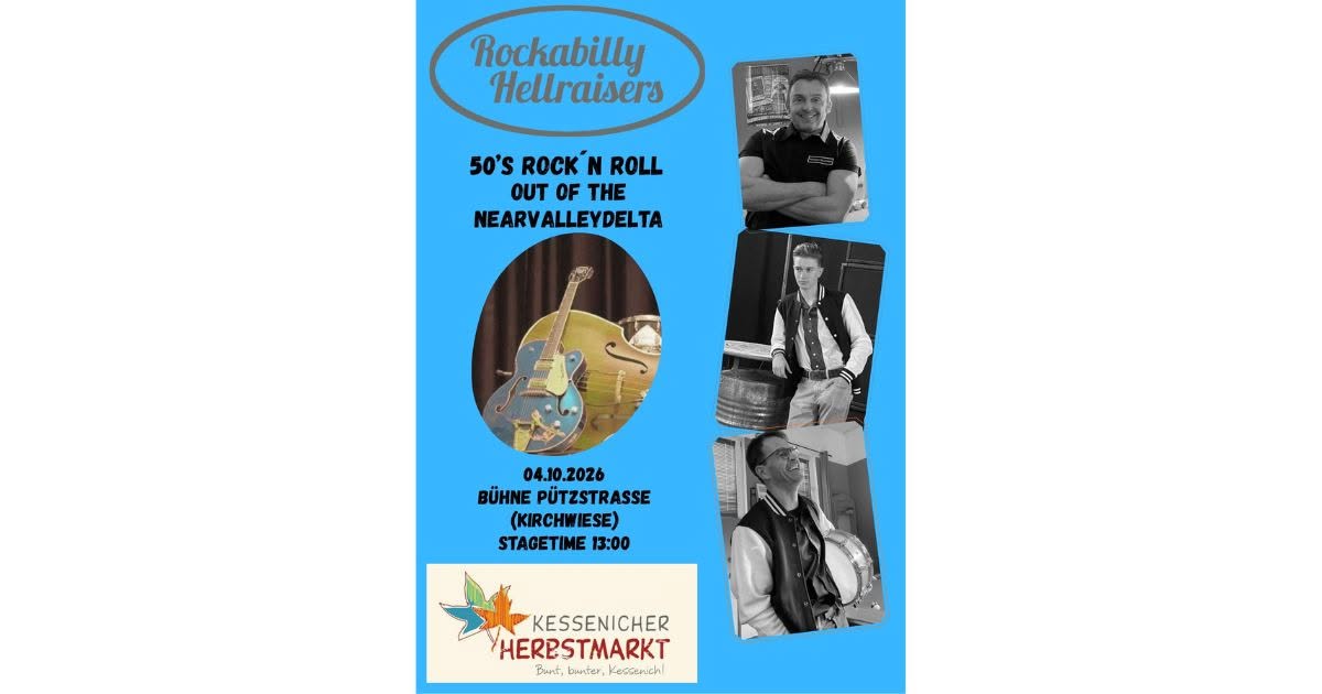 Kessenicher Herbstmarkt 2026 / Hellraisers rock the market" — SUN 4 OCT