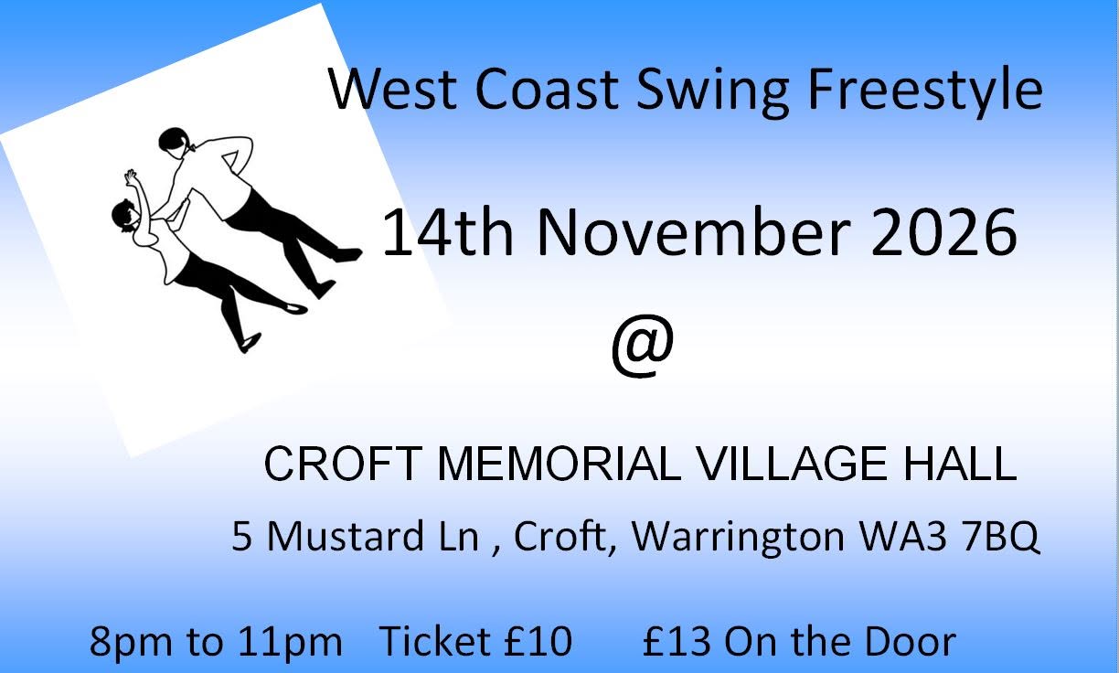 West Coast Swing Freestyle — SAT 14 NOV