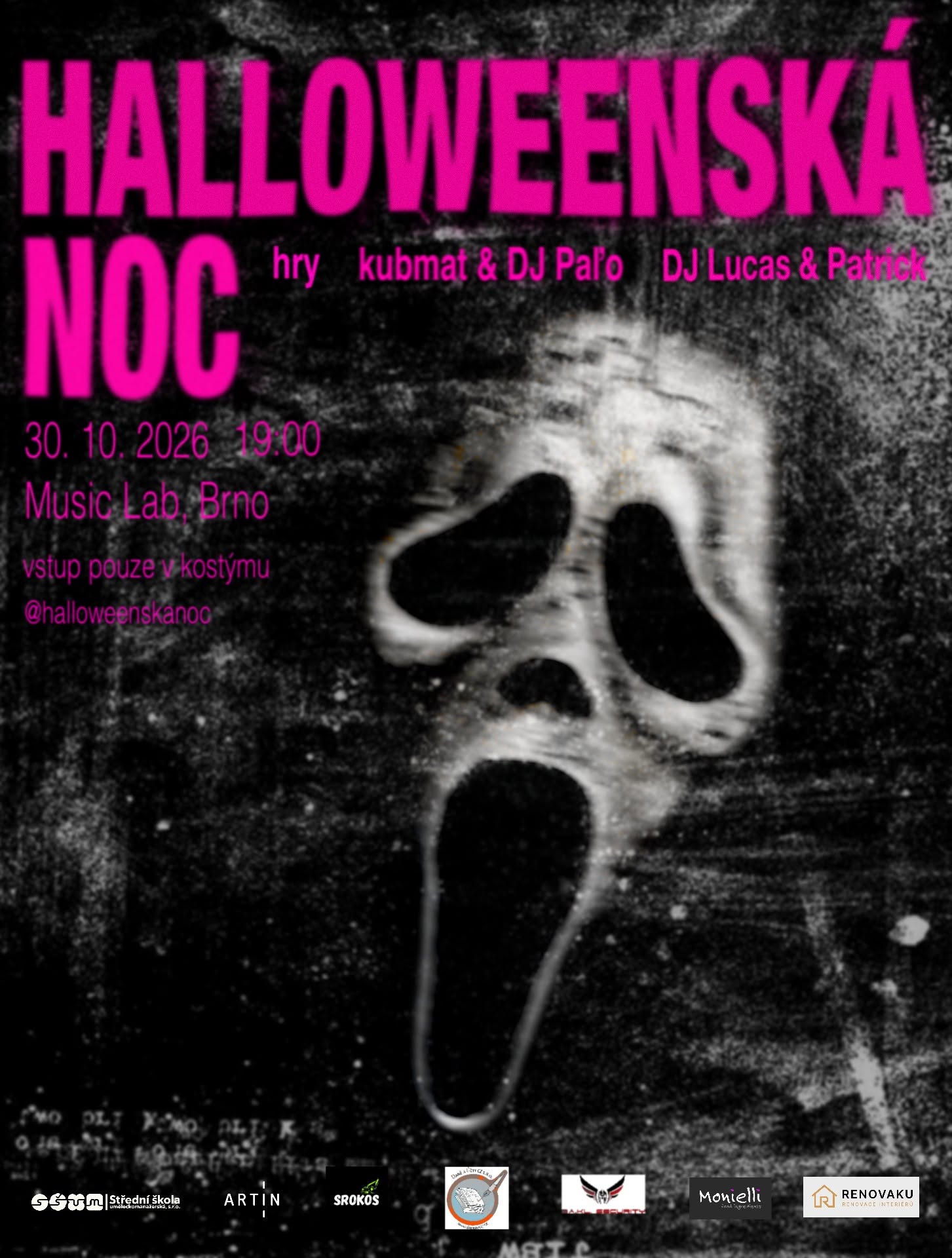 HALLOWEENSKÁ NOC — FRI 30 OCT