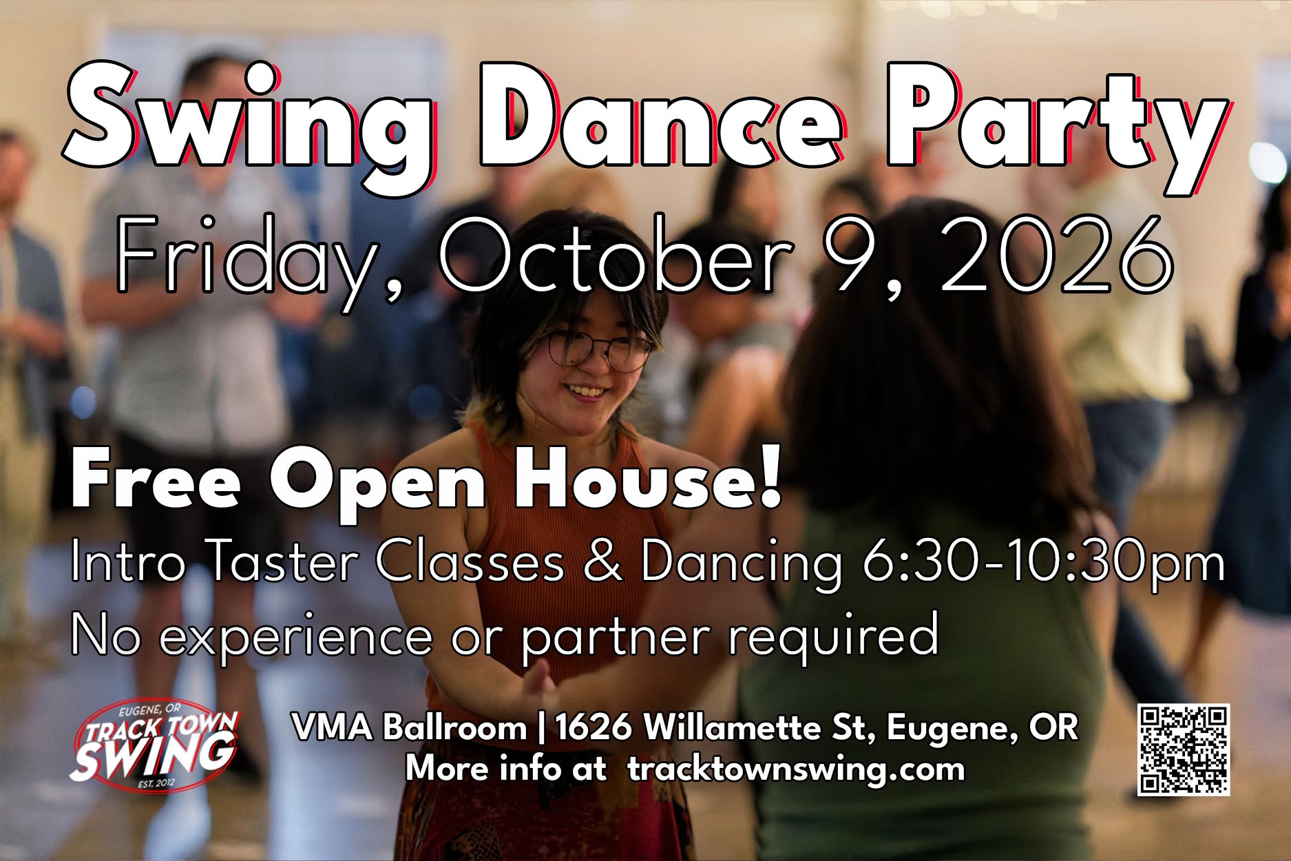 Free Swing Dance Party and Open House — SAT 10 OCT