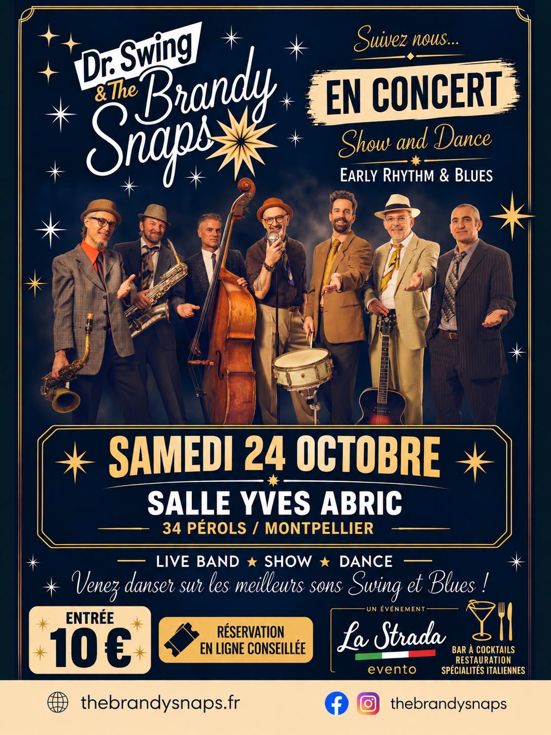 Dr Swing & Brandy Snaps en concert — SAT 24 OCT