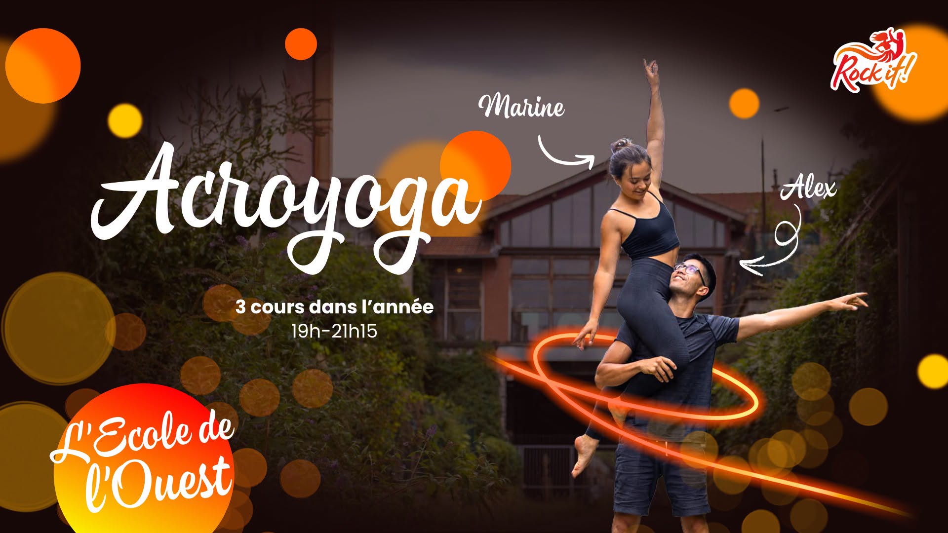 Cours d'Acroyoga avec Marine et Alex tout niveaux [Paris 14] — WED 14 OCT