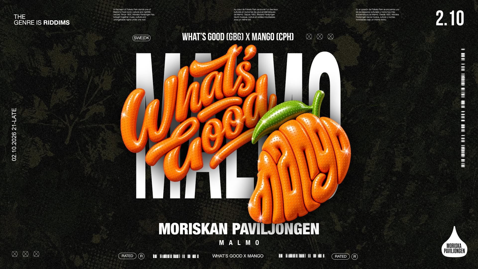 KLUBB: What’s Good x MANGO — FRI 2 – SAT 3 OCT