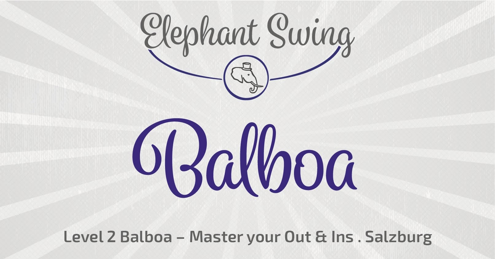 Balboa Workshop – Master your Out & Ins — SAT 21 NOV