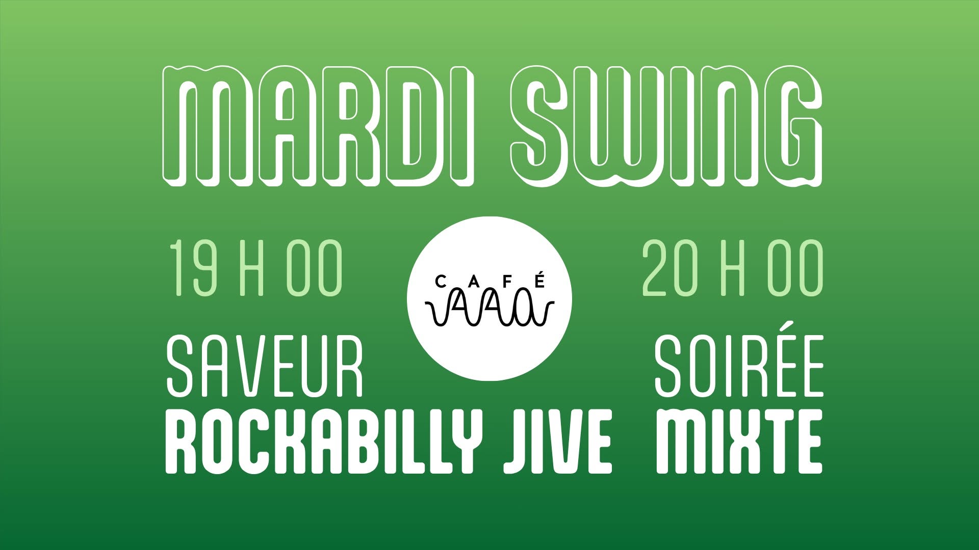 Soirée Mixte avec saveur Rockabilly Jive — WED 18 NOV