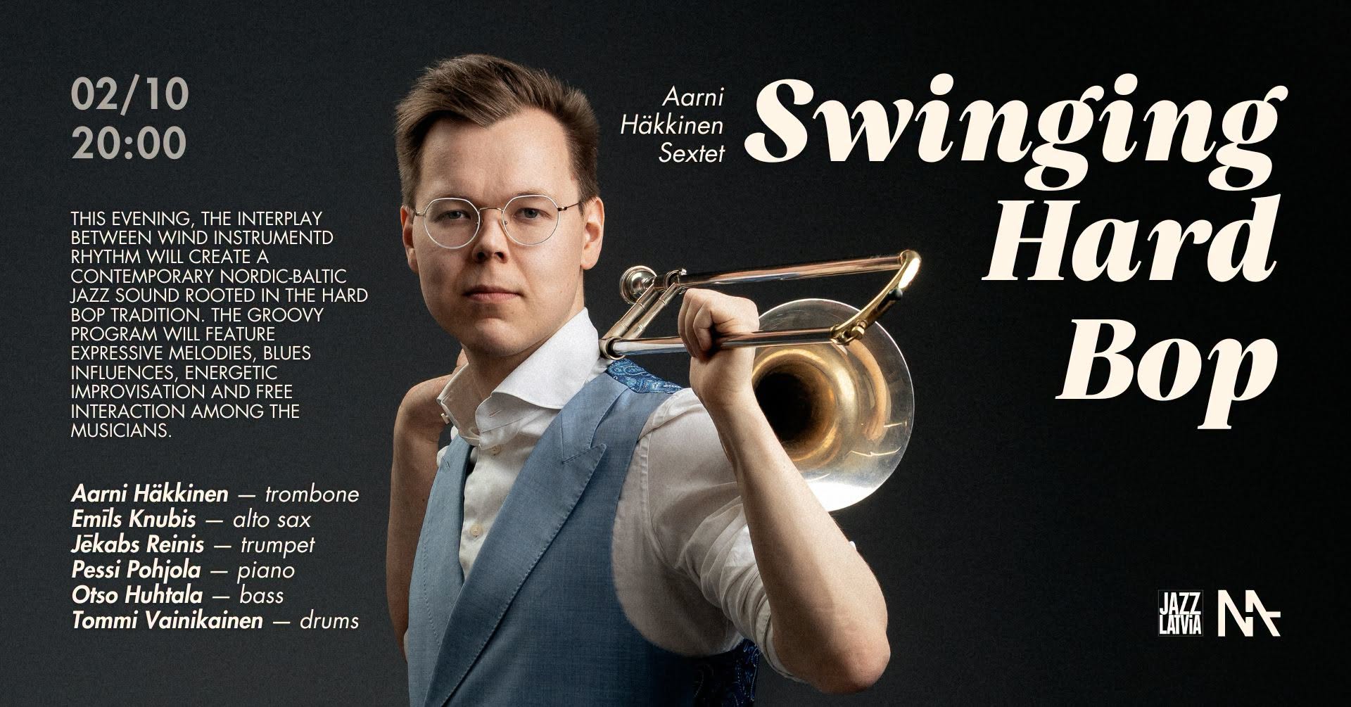 Swinging Hard Bop | Aarni Häkkinen Sextet — FRI 2 OCT