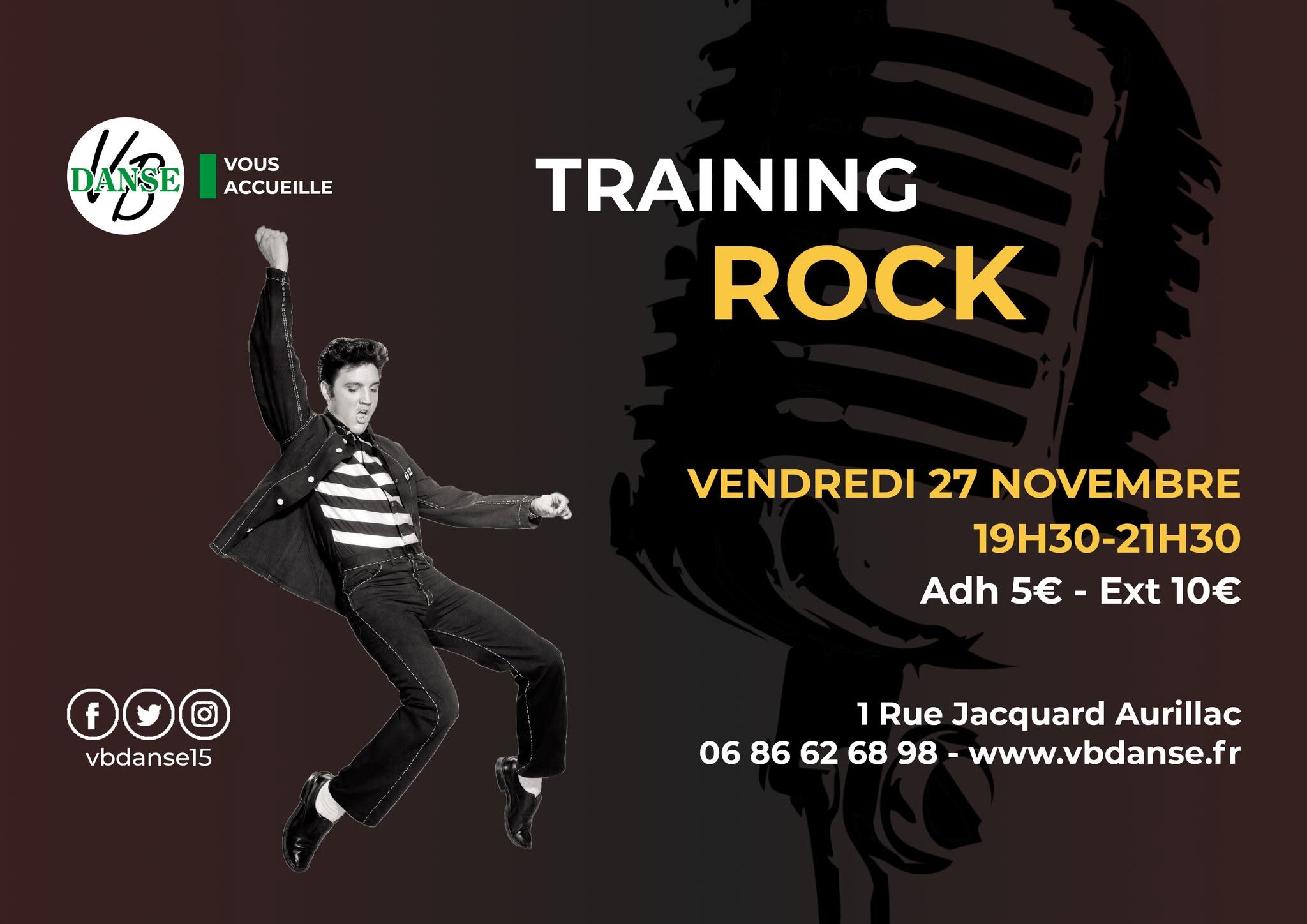 Training ROCK — FRI 27 NOV