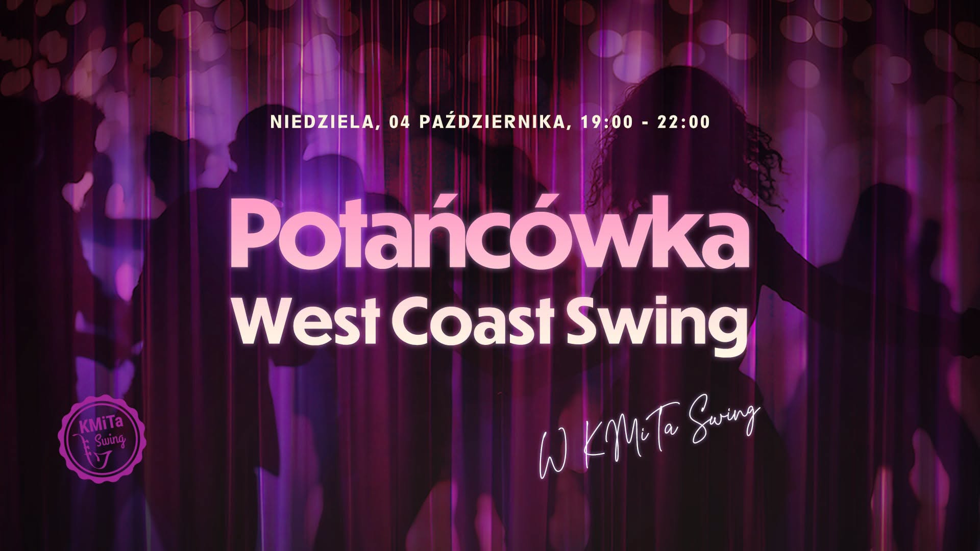Potańcówka West Coast Swing w studiu KMiTa Swing 💜🤩 — SUN 4 OCT