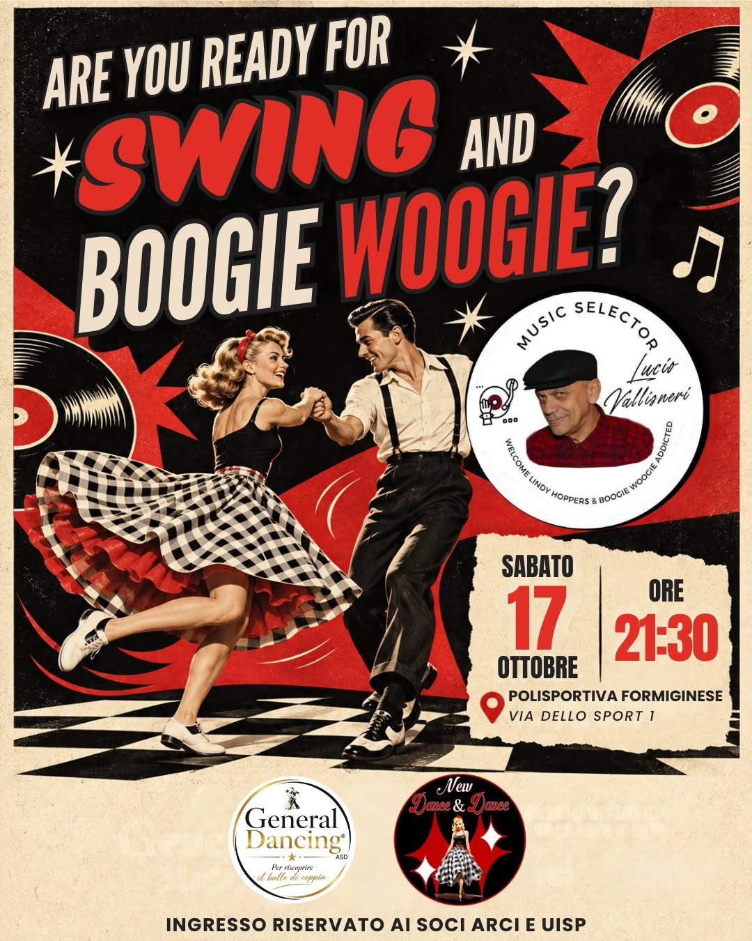 ARE YOU READY FOR SWING AND BOOGIE WOOGIE? β SAT 17 OCT