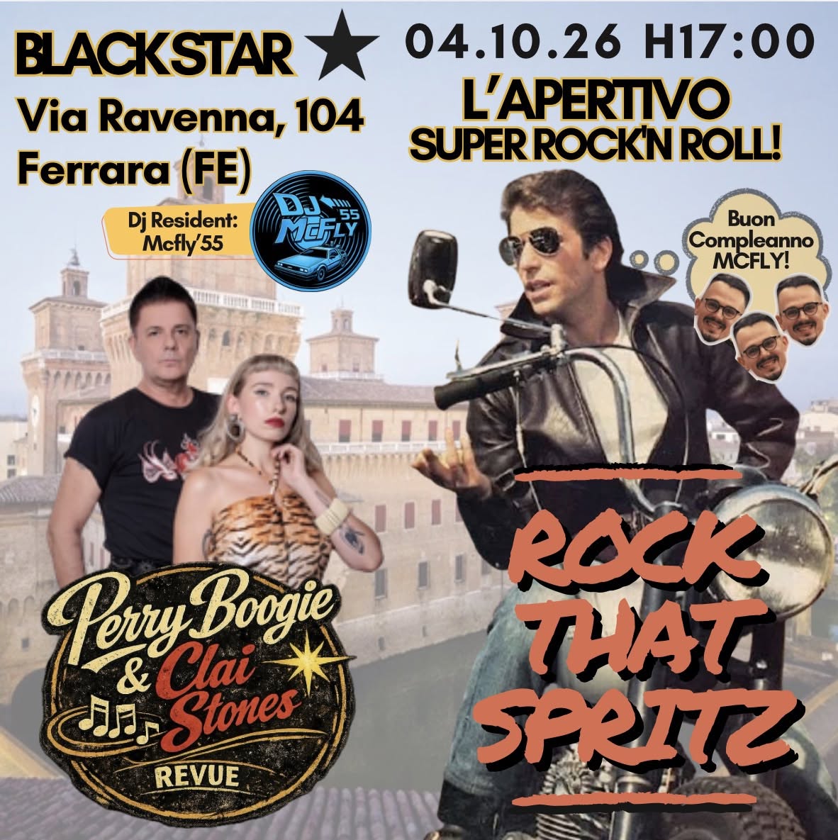 Rock That Spritz - HappyBirthday McFly Edition β SUN 4 OCT