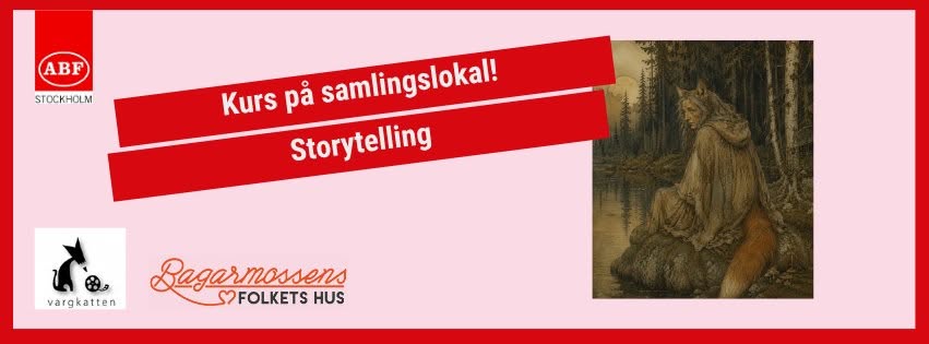 Storytelling - kurs på samlingslokal — FRI 9 OCT