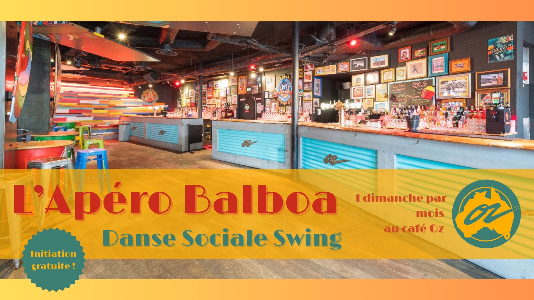 L'Apéro Balboa #26 - 17h-21h - Au CAFÉ OZ — SUN 22 NOV
