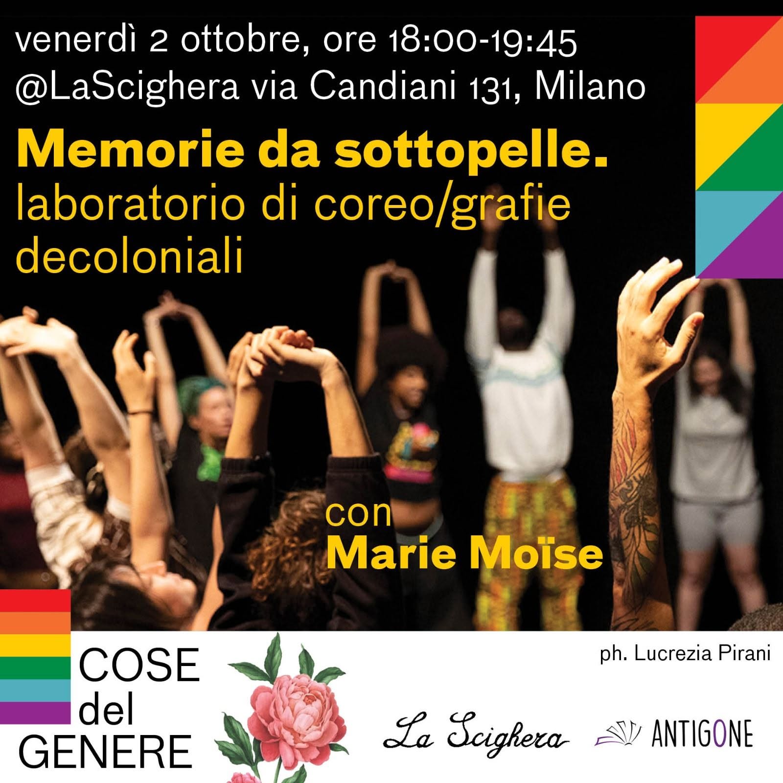 MEMORIE DA SOTTOPELLE. Laboratorio di coreo/grafie decoloniali — FRI 2 OCT