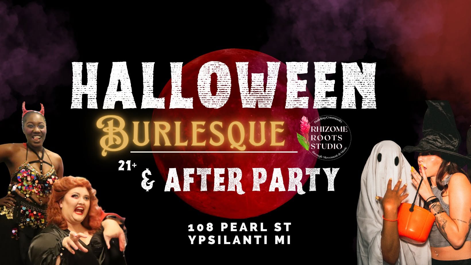 Burlesque & Halloween Party — SUN 1 NOV