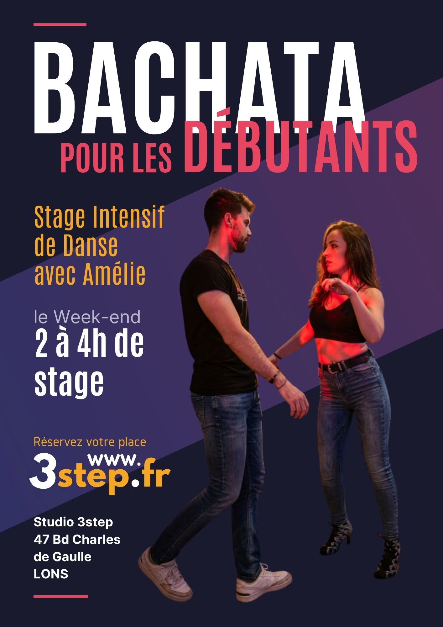 Stages Intensifs de Bachata Initiation avec Amélie & Miguel — SAT 10 – SUN 11 OCT