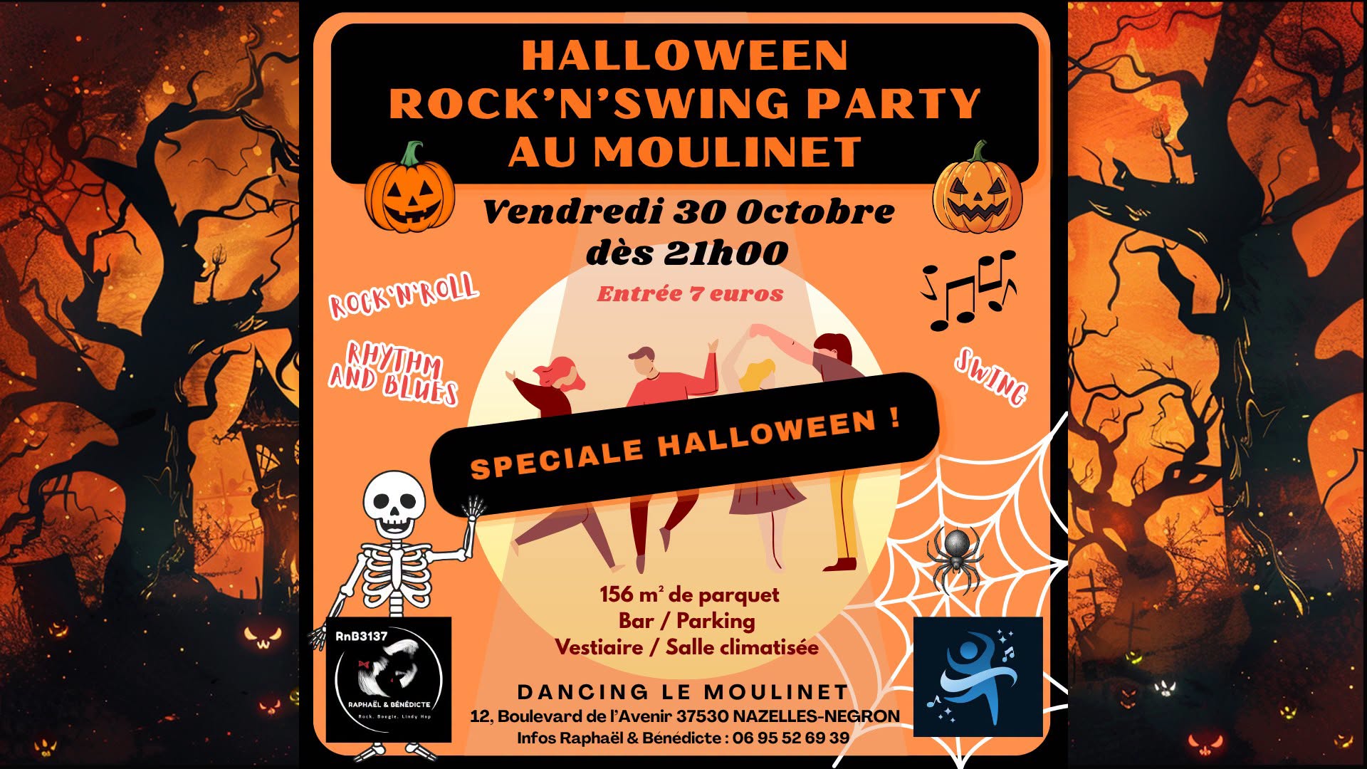 SOIREE ROCK'N'SWING HALLOWEEN au Moulinet ! — FRI 30 OCT