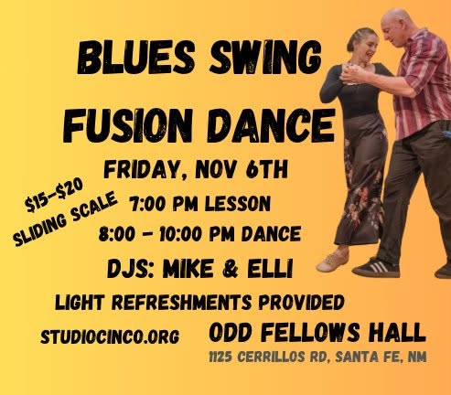 Blues Fusion at Odd Fellows Hall — SAT 7 NOV