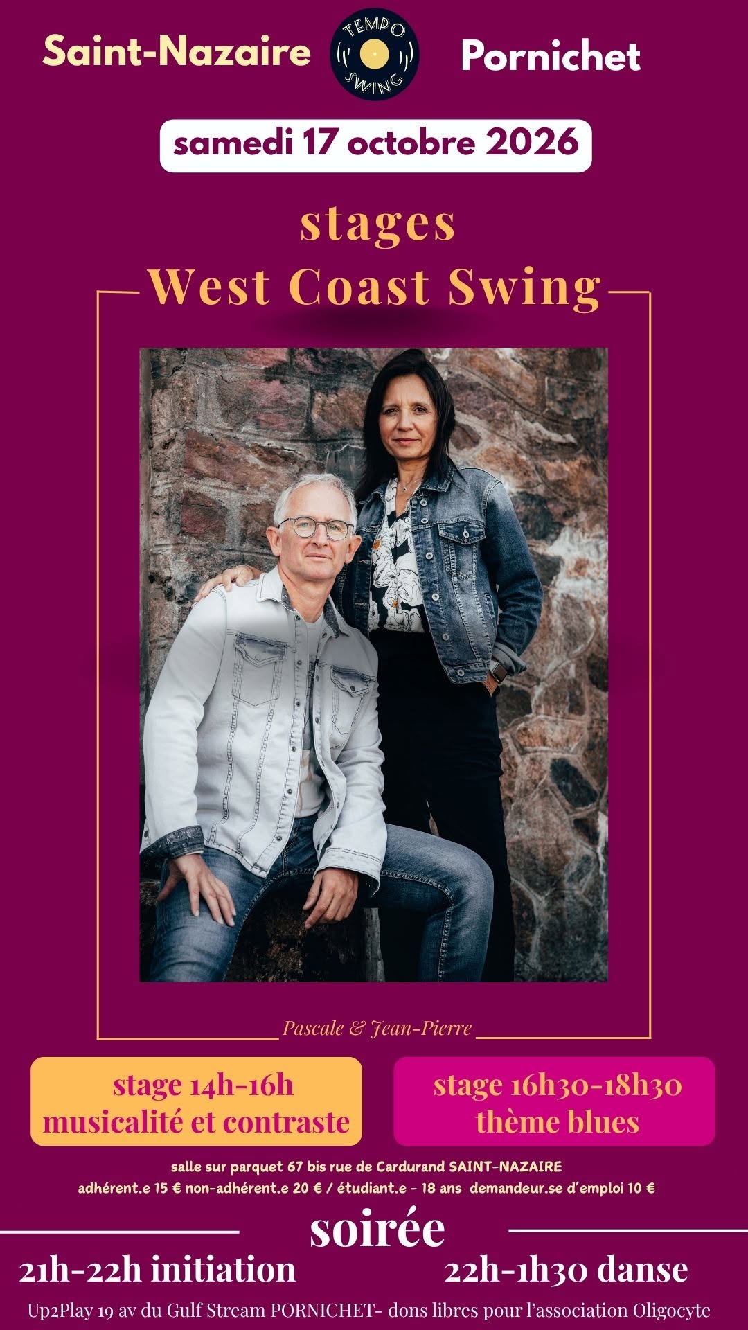 Stages West Coast Swing — SAT 17 OCT