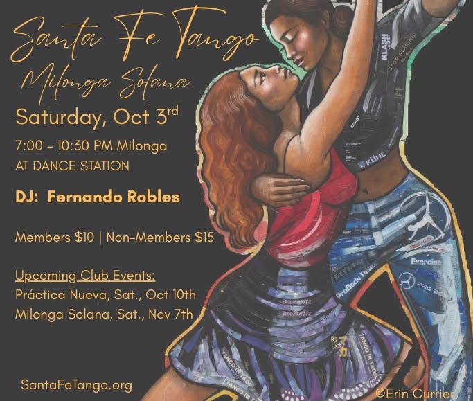 Milonga Solana with DJ Fer — SUN 4 OCT
