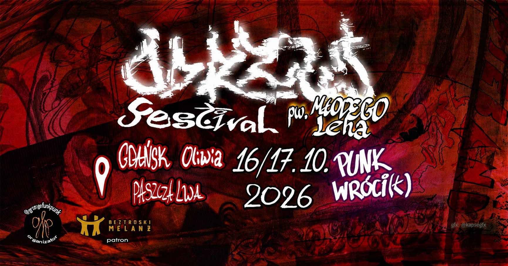 ODRZUT festival pw. Młodego Leha — FRI 16 – SAT 17 OCT