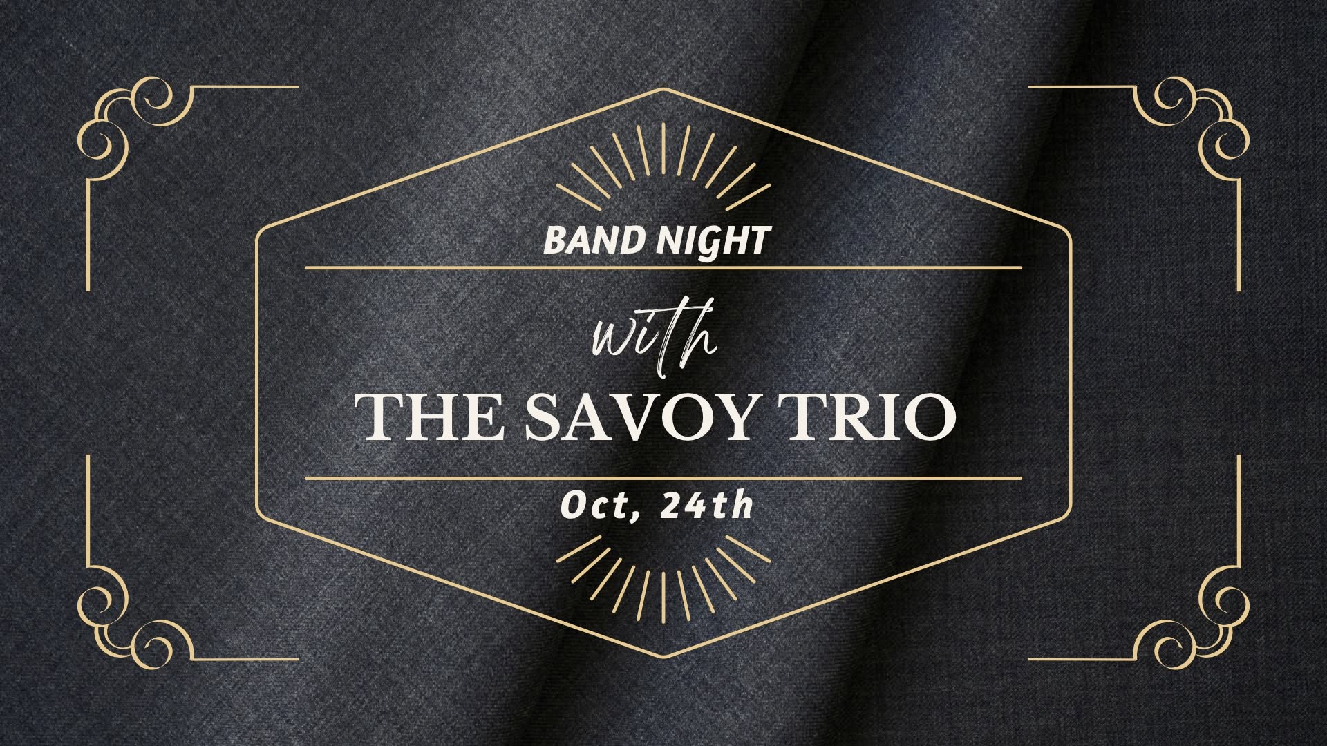Live Band Night — SUN 25 OCT