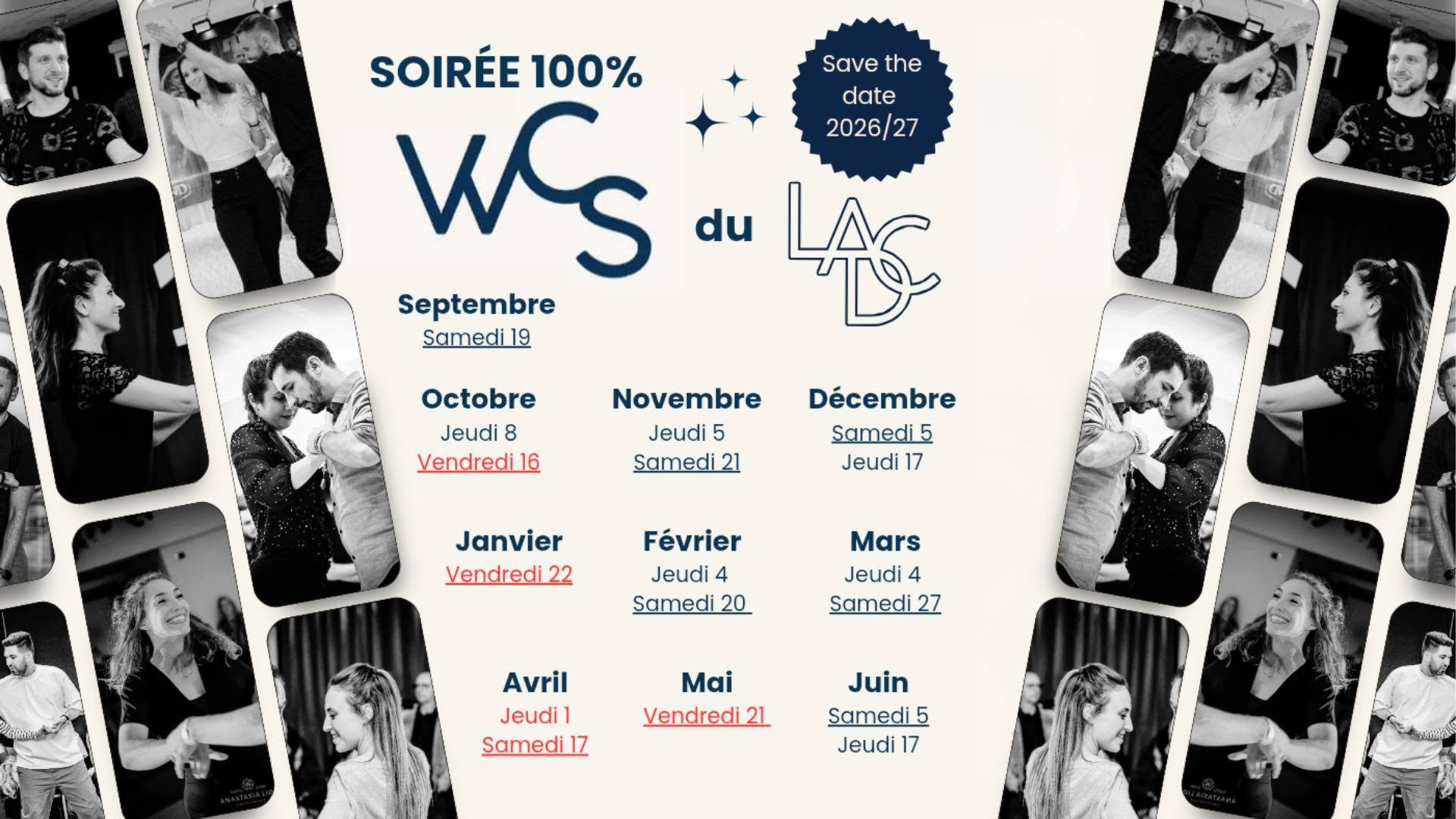 Soirées 100% West Coast Swing au LADC — THU 8 OCT