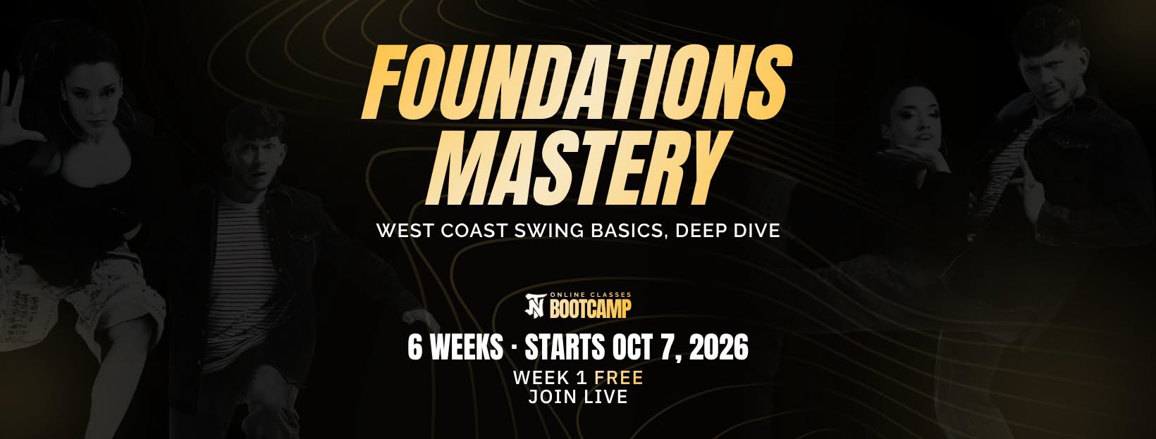 Foundations Mastery: A Deep Dive into West Coast Swing Basics — WED 7 – WED 21 OCT