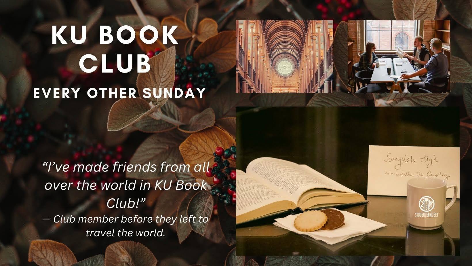 KU Book Club — SUN 11 OCT