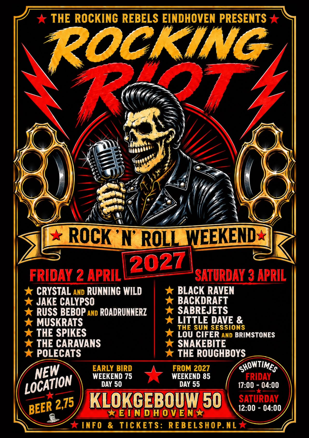 Rocking Riot 2027 — FRI 2 – SUN 4 APR 2027