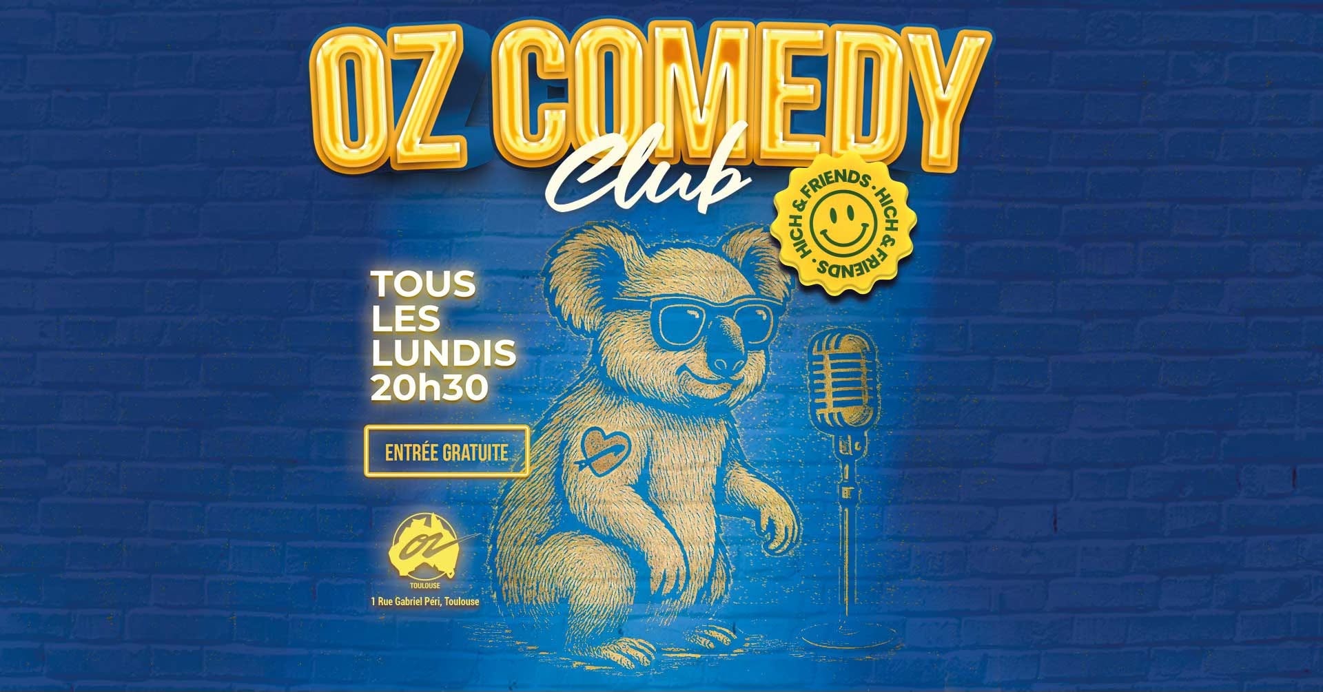 OZ COMEDY CLUB - Tous les lundis 🎙️😁 — MON 5 OCT