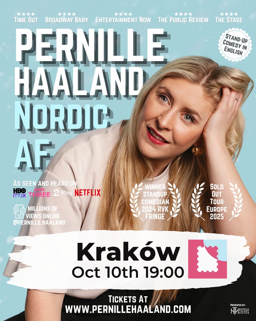 Pernille Haaland - Nordic AF - Stand-Up Comedy Show in English — SAT 10 OCT