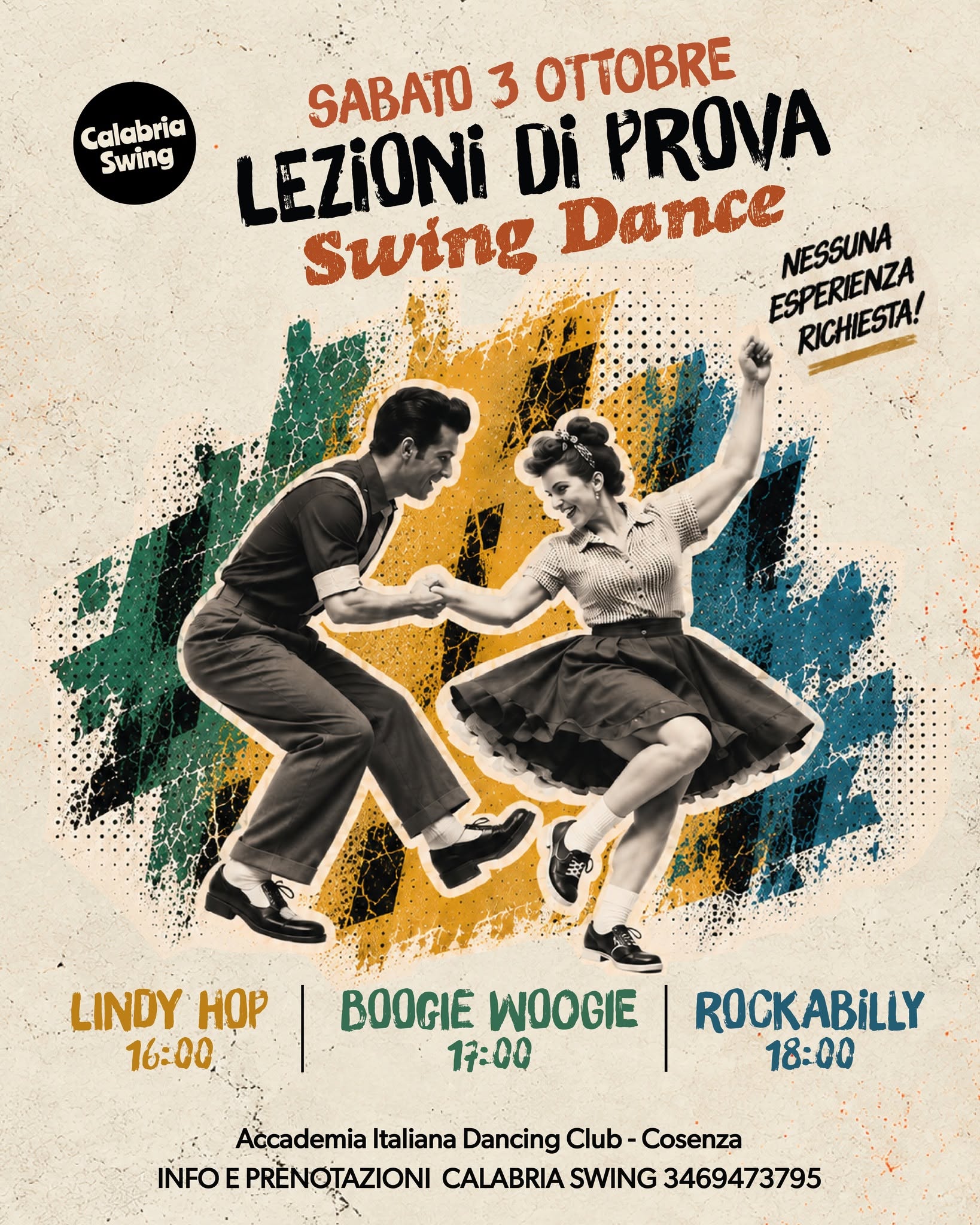 LEZIONI DI PROVA SWING DANCE | Calabria Swing β¨ β SAT 3 OCT