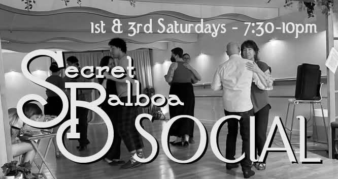 Secret Balboa Social — SUN 18 OCT