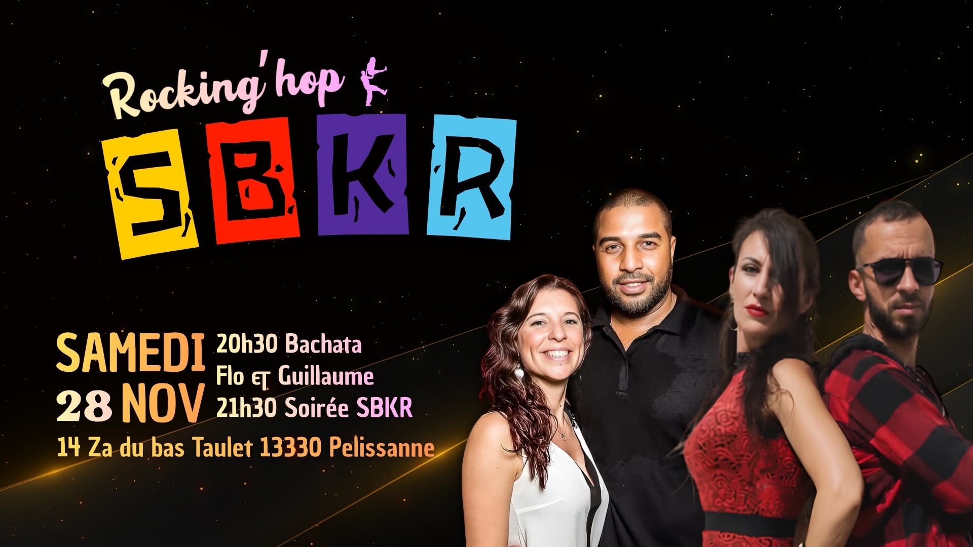 Soirée SBKR samedi 28 novembre — SAT 28 – SUN 29 NOV