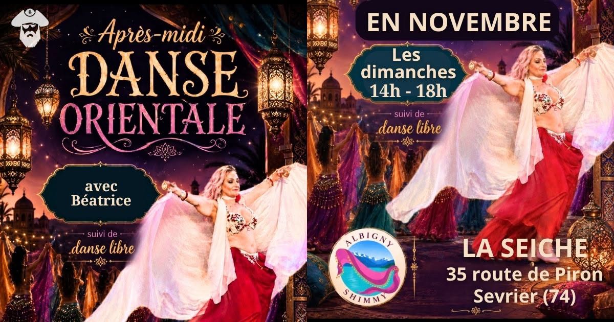 💫 Danse orientale (cours découverte et danse libre ) - les dimanche de novembre à La Seiche — SUN 1 NOV