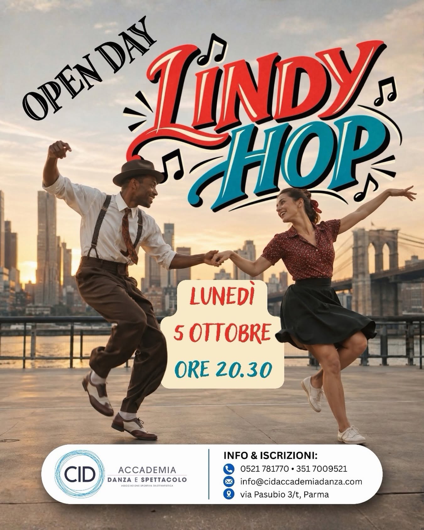Open Day di Lindy Hop — MON 5 OCT