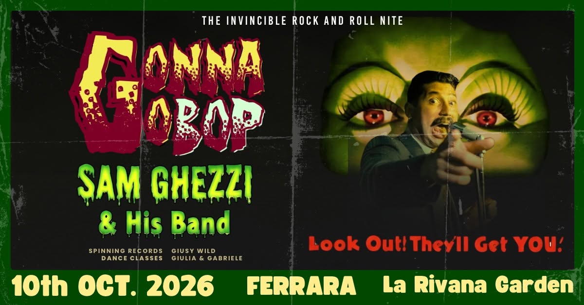GONNA GO BOP #1 - Sam Ghezzi & His Band โ SAT 10 OCT