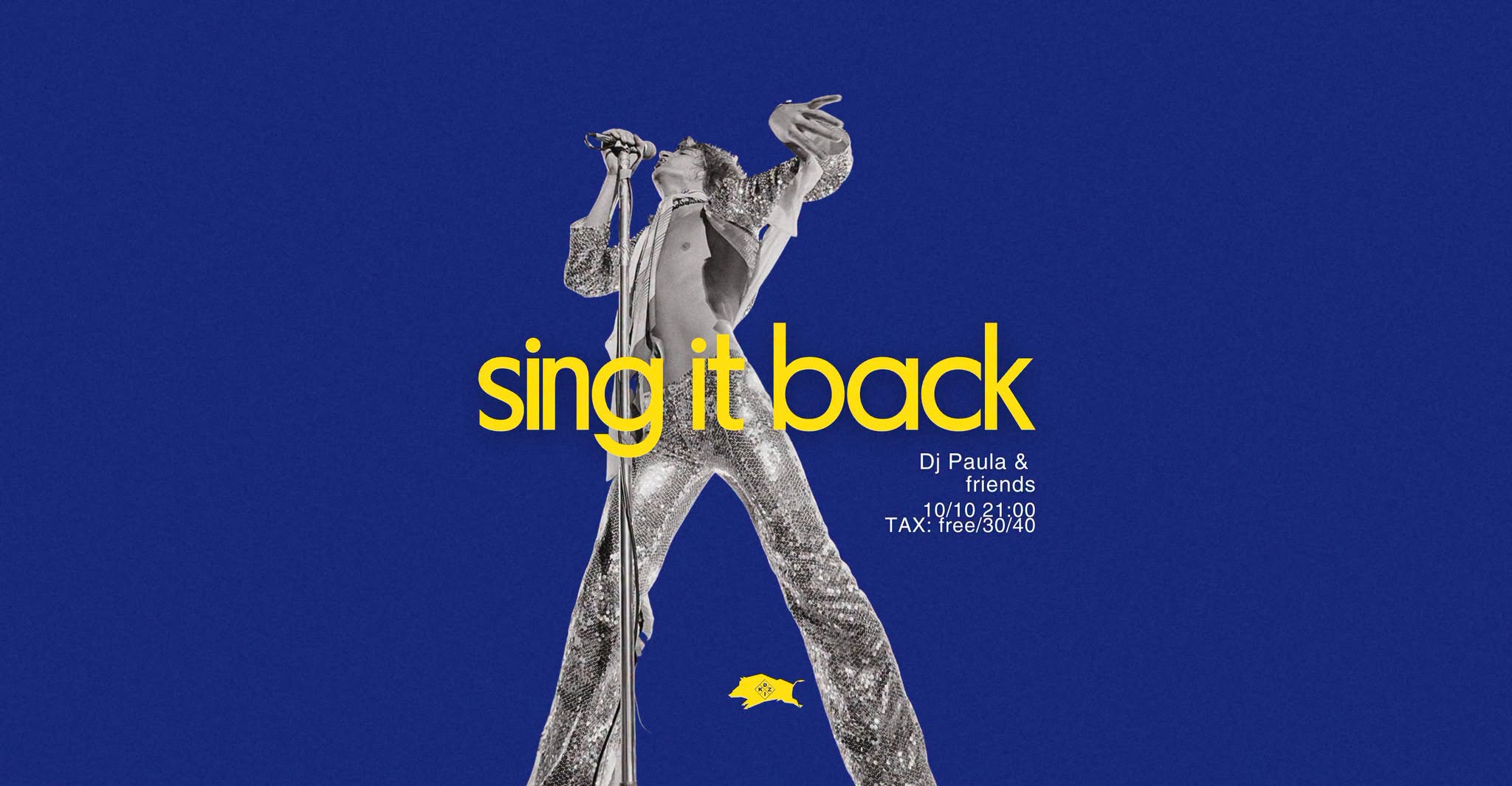 SING IT BACK 🪩 LISTA FB FREE 🪩 Dj Paula & Dj Bulb — SAT 10 OCT