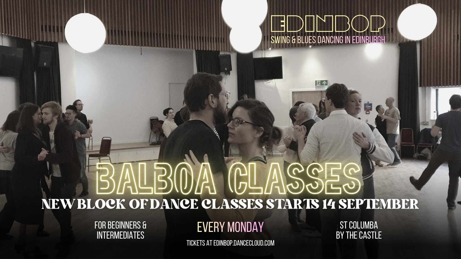Balboa dance classes September-October — MON 5 OCT