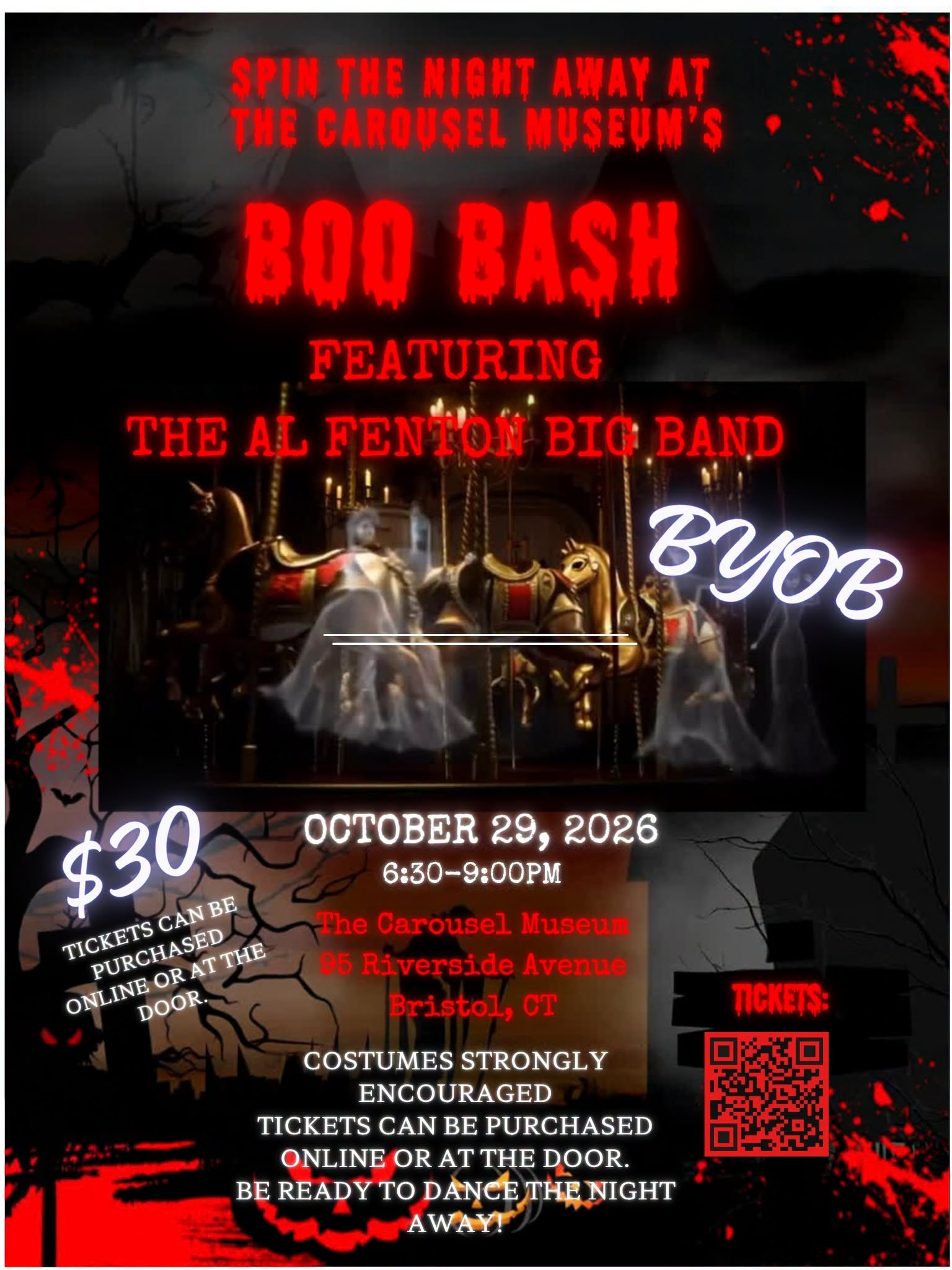 Boo Bash Ft. The Al Fenton Big Band — THU 29 – FRI 30 OCT