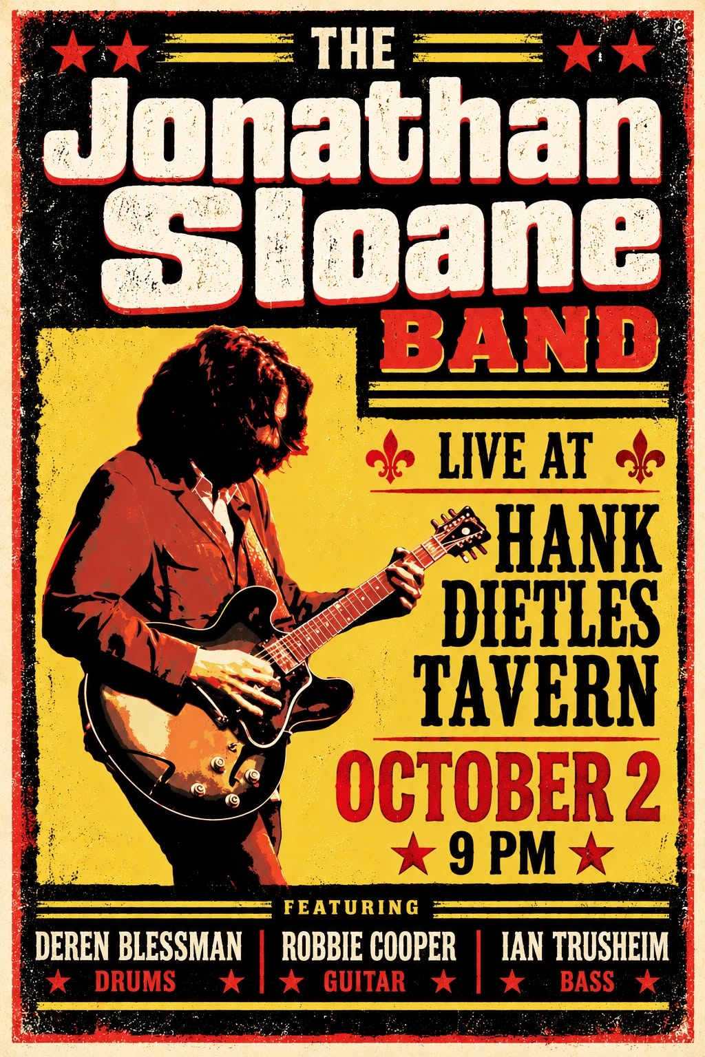 Jonathan Sloane Band — SAT 3 OCT