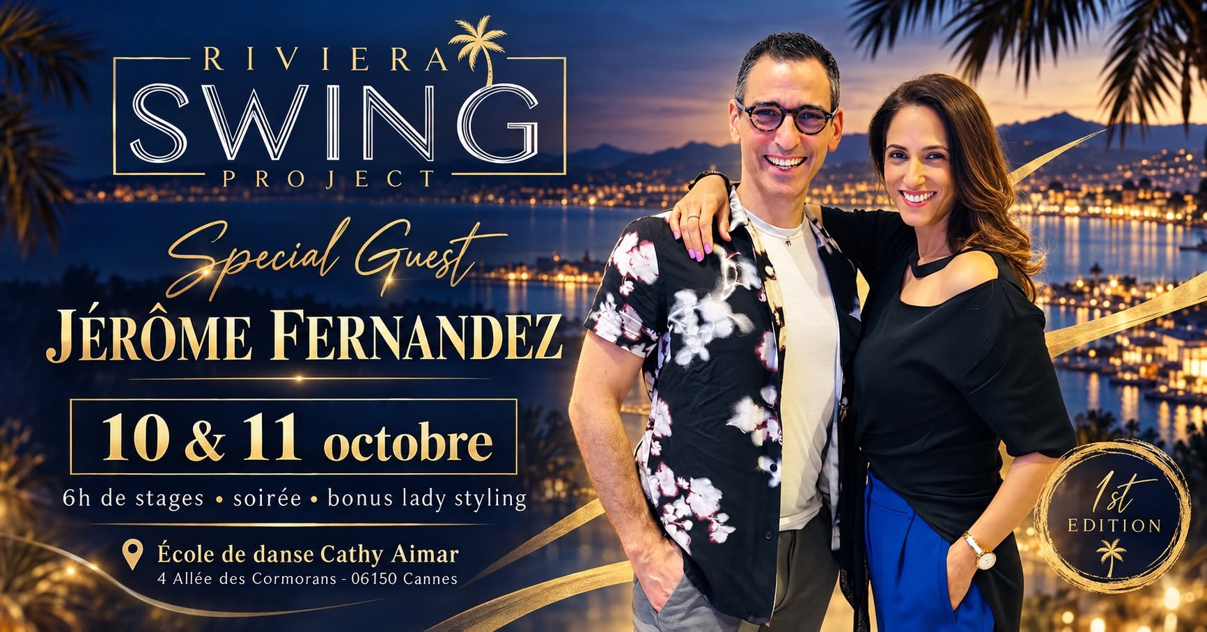 RIVIERA SWING PROJECT | 10 & 11 OCTOBRE 2026 | CANNES — SAT 10 – SUN 11 OCT